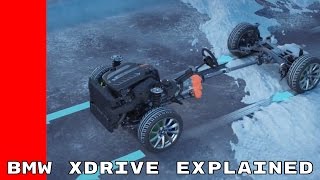 BMW xDrive All Wheel Drive System Explained [upl. by Norek]