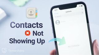 FIXED iPhone Contacts Not Showing Up 4 Solutions You Cant Miss Out [upl. by Jara]