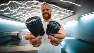 SIGMA 30MM 14 vs SONY 35MM 18 — Urban Street Photography Vlog [upl. by Fillender]