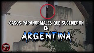 5 CASOS PARANORMALES Grabados en ARGENTINA  Recopilacion de Videos de Terror [upl. by Quintilla237]