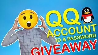 5 Giveaway QQ WeChat ACCOUNTS HOW TO CREATE QQ ACCOUNT IN 2024 QQ ACCOUNT LOGIN INDIA QQ SIGN UP [upl. by Anselmo452]