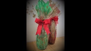 Christmas Bottle Wrap [upl. by Atekahs430]