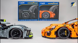 Licensed Goodyear tires in 18 and 110 scale by CaDA  detailed review [upl. by Croner895]