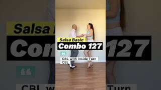 Salsa Basics “Combo 127” from Salsa Dance Challenge 028 salsa salsadancing dance baile shorts [upl. by Nwahc343]