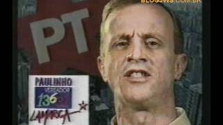 1996  Candidatos a vereador pelo PT em Curitibawmv [upl. by Eimac]