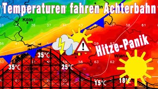 Temperaturen fahren Achterbahn und Hitze Panik  was ist mit dem Wetter los [upl. by Johannah]