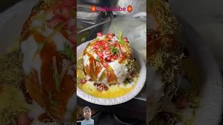 Super Yummy Raj Kachori Chaat foodchallenge foodvlog travel ready experiment public indian [upl. by Reahard162]