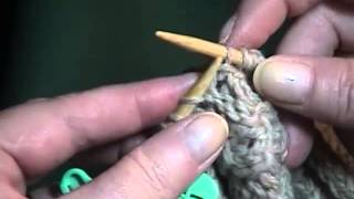 Buttonholes in Knittedon Icord [upl. by Eenwat]