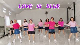 LOVE IS BLUE  Choreo Annie SaerensBEL TOCKCER amp SERUNI LD 32C4WBeginner 77241108 [upl. by Alphonsa]