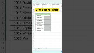 Excel Drop Down Made Easy  No More Struggling ExcelTips ExcelTricks Shorts [upl. by Mac999]