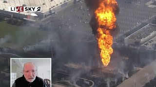 Oil and gas expert shares insight on pipeline fire in La Porte [upl. by Akanke863]