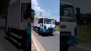 Caminhão de Lixo da Pioneira Saneamento 3193 Planalto Magnum Ford Cargo 1723 4x2 B20 2015 [upl. by Ridley127]