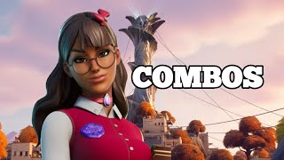 COMBOS WITH NEW quotISABELLEquot SKIN Fortnite [upl. by Ezitram]