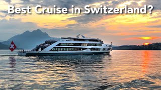 I have found the best cruise in Switzerland 🇨🇭 Lake Lucerne Sunset Cruise 🚢 [upl. by Yednarb]