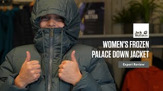 Jack Wolfskin Frozen Palace Down Jacket  Womens Expert Review 2023 [upl. by Broucek]