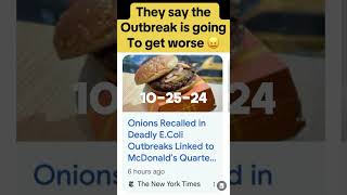 E Coli outbreak news [upl. by Eanram596]