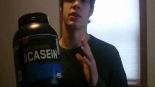 Optimum Nutrition Gold Standard Casein Protein Review Chocolate Peanut Butter [upl. by Bartosch496]