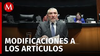 Senado debate modificaciones a los artículos 103 105 y 107 de la Constitución [upl. by Orv916]