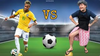 NEYMAR JOGANDO BOLA VS VOVÓ QUEM JOGA MAIS lemasscott [upl. by Conti510]