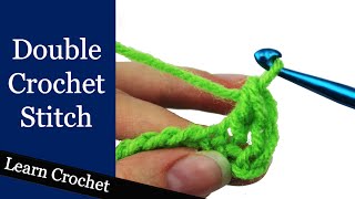 How to Double Crochet Stitch  Beginner Course Lesson 9 [upl. by Soilisav]