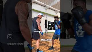 Boxing How To Catch Pads for a South Paw [upl. by Eugenle]