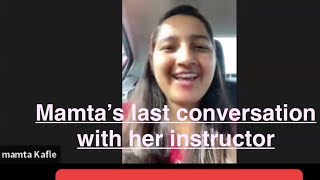 Mamta Kafle’s last conversation with her Yoga instructor helpfindmamta mamtakafle [upl. by Yaj258]