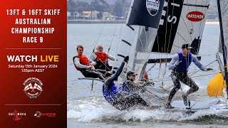 13ft and 16ft Skiff Australian Championships RACE 9 [upl. by Arrik677]