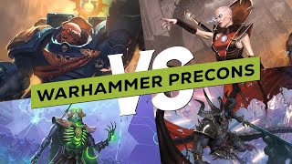 Marneus Lucea Belakor Imotekh  Warhammer Precons Commander Gameplay [upl. by Ecenahs]