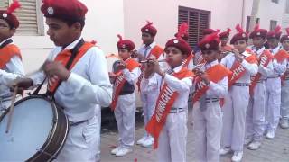 Arwachin bharti bhawan school Khekra band welcome chief guest [upl. by Dedie883]