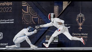 Cairo 2022 Team Mens Épée Fencing World Championships Finals Highlights [upl. by Atsyrc876]