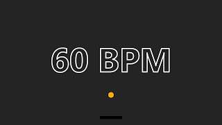 60 BPM Metronome [upl. by Roderic]