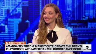 Amanda Seyfrieds company Make it cute help children with cancer [upl. by Atnaloj]