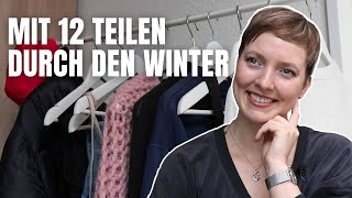 Wie erstellt man eine Capsule Wardrobe im Winter 🤔 12 Teile 1 Jahreszeit ❄️ [upl. by Arual469]