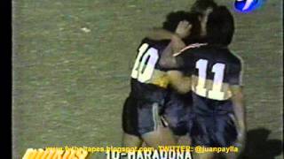 BOCA CAMPEON 1981Vs Independiente 2 a 0 Maradona y Ruggeri 5 de Abril [upl. by Eixirt]