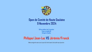 Doubles 501  PhilippeJeanLuc VS JérémieFranck [upl. by Odille852]