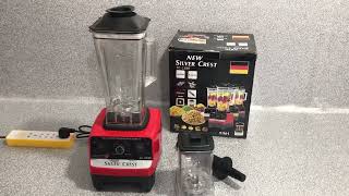 Silver crest 2in1 Blender and Grinder Model SC 1589 [upl. by Nnairac]