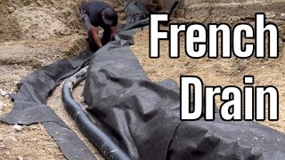 French Drain How to make your Property DRY WINNI [upl. by Ycnej]