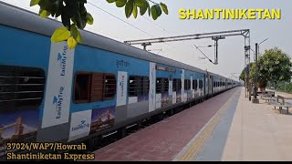 Fast 😱130 kmph  Shantiniketan Express ❤️ [upl. by Kimon237]