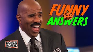 10 Minutes Of Funny Family Feud Halloween Answers To Make You Laugh [upl. by Lightfoot]