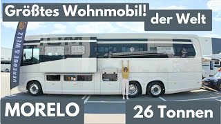 Wohnmobil GRÖẞENREKORD 2025 🫡 Morelo Grand Empire  26 Tonnen  3 Achsen  3 Zimmer Küche Bad [upl. by Betti]