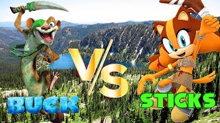 Buck Vs Sticks The Badger [upl. by Raven]