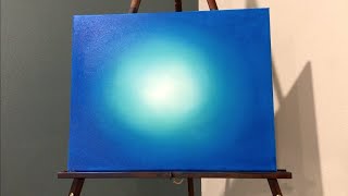 How to EASILY Blend Smooth Color Gradients with Acrylic Paints on Canvas [upl. by Lasky]