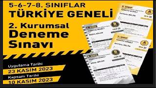 Hız Yayınları Deneme 8 Sınıf Cevap Anahtarı 2023 2024  Hız Yayınları Kurumsal Deneme 2 LGS 2024 [upl. by Sewellyn]