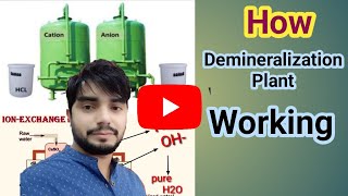 Demineralized water process  Demineralization water Treatment plant [upl. by Fisuoy382]