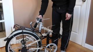 Dahon Boardwalk Folding Bike Unboxing and Assembly [upl. by Paapanen]