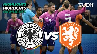 HIGHLIGHTS  Alemania 21 Países Bajos  Amistoso Internacional  TUDN [upl. by Mitchel336]