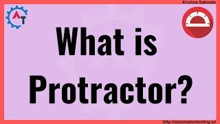 Protractor Tutorial 1  What is Protractor Automation Tool  Angular Automation Testing [upl. by Abie341]