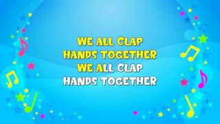 We All Clap Hands Together  Sing A Long  Action Song  Nursery Rhyme  KiddieOK [upl. by Iana]