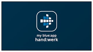 Trailer  my blueapp  handwerk [upl. by Hermy184]