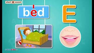 Short ĕ Sound  Fast Phonics I Learn to Read with TurtleDiarycom [upl. by Keir347]